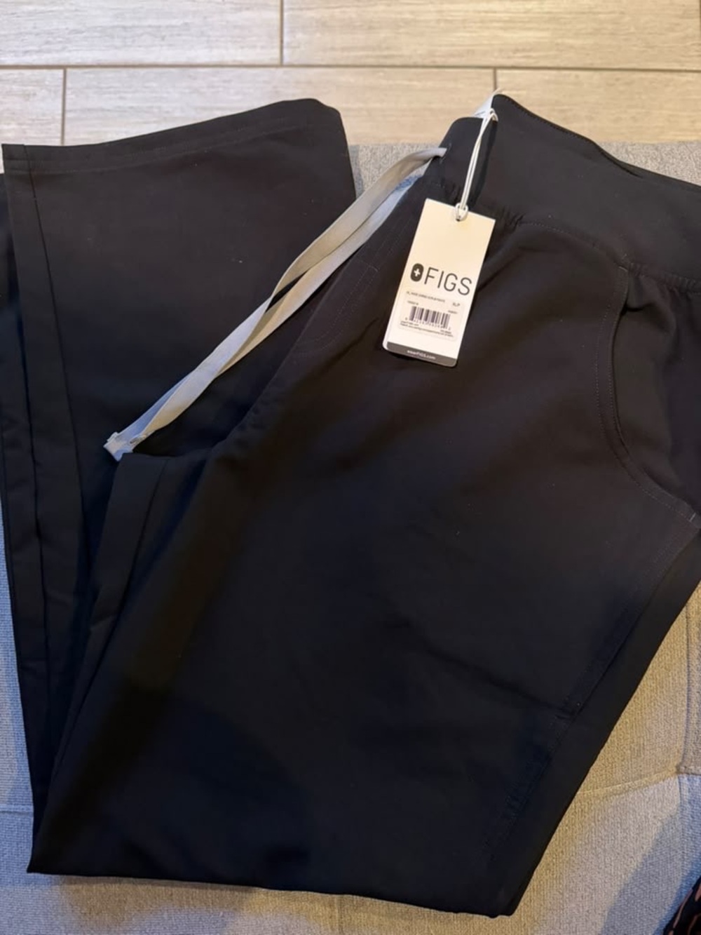 Black Kade cargo XL petite scrub pants Figs. NWT